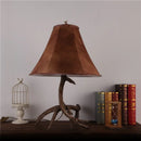 Axyaa Retro Resin Table Lamp LED for Home Living Room Bedroom Decor