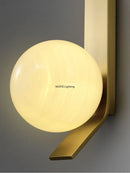 Axyaa Nordic Minimalist Iron Wall Lamp LED for Bedside Study Lighting