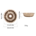 Axyaa Fluted Tube Cake Pan: Premium Heavy Duty Carbon Steel Baking Mold