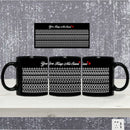 Axyaa Hidden Message Coffee Mug - Funny Ceramic You Keep Me Sane Cup