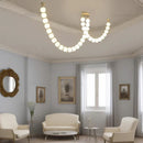 Axyaa Modern LED Chandelier for Dining Room & Living Room