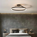 Axyaa Nordic Circular LED Ceiling Light for Modern Living Room and Bedroom Lighting