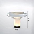 Modern Handcrafted Glass Table Lamp by Axyaa for Study, Living Room, Bedroom - Designer Fixture