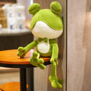Axyaa Cute Frog Doll Sleep Pillow Funny Toy Birthday Gift