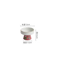 Axyaa Color Enamel High Footed Dessert Bowl for Molecular Cuisine Restaurant