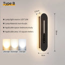 Modern LED Wall Sconce Light by Axyaa for Bedroom Living Room Black Wall Lamp
