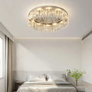 Axyaa Modern Circular Crystal LED Ceiling Chandelier - High-end Luxury Lighting