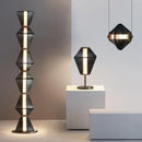 Axya Nordic Glass Floor Lamp for Living Room, Study, Bedroom - LED Table Lamp