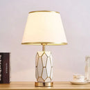 Axyaa Contemporary Ceramic Table Lamp LED Dimming Desk Light for Home Living Room