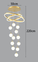 Axyaa Modern LED Pendant Chandeliers for Home Staircase Decor