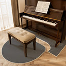Axyaa Piano Insulation Mat Set Solid Color Irregular Creative Rug Easy Care Rugs