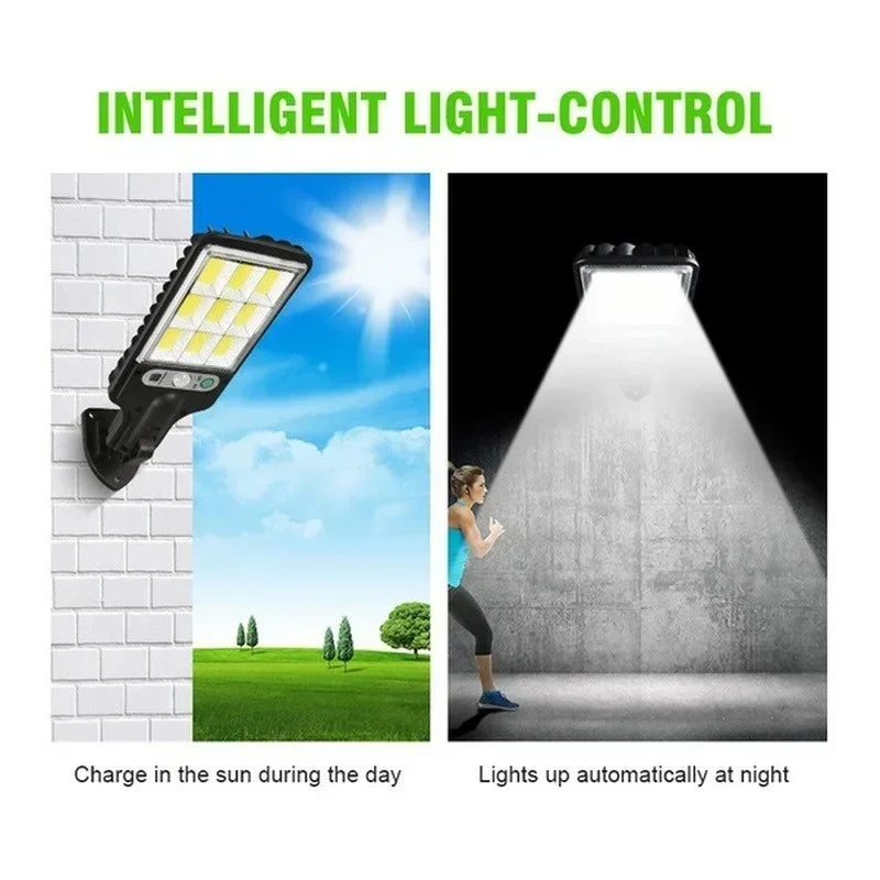 Axyaa Solar Security Light | 3 Light Modes | Waterproof Motion Sensor Lighting
