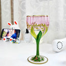 Axyaa Handmade Vintage Champagne Glass Ice Cream Bowl Austrian Red Wine Glass