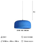 Axyaa Wabi-sabi Pendant Lamp: Japanese Hanging Chandelier for Bedroom, Bar, and Dining Room