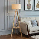 Axyaa Nordic Wooden Floor Lamp for Modern Living Room Decor