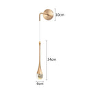 Axyaa Nordic Crystal Bedside Wall Lamp: Modern Luxury Lighting Fixtures