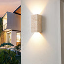Axyaa Wabi-sabi Stone Wall Light for Home Decor and Bedside Reading