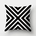 Axyaa Geometric Print Polyester Sofa Cushion Covers Home Decor Pillowcase