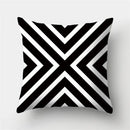 Axyaa Geometric Print Polyester Sofa Cushion Covers Home Decor Pillowcase