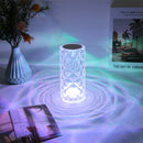 Axyaa Crystal Mini Rose Petal USB Rechargeable Decorative Table Lamp