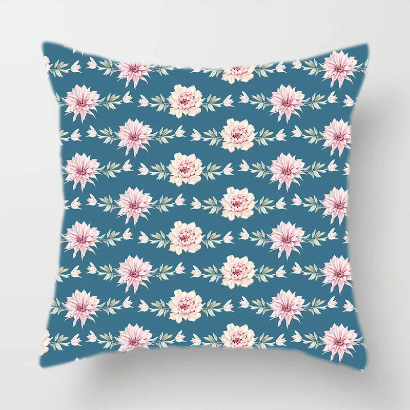 Axyaa Watercolor Cactus Flower Pillow Case 45x45cm