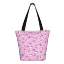 Axyaa Hello Kitty Tote Bag: Cute Kawaii Cartoon Top Handle Zipper Bag for Women
