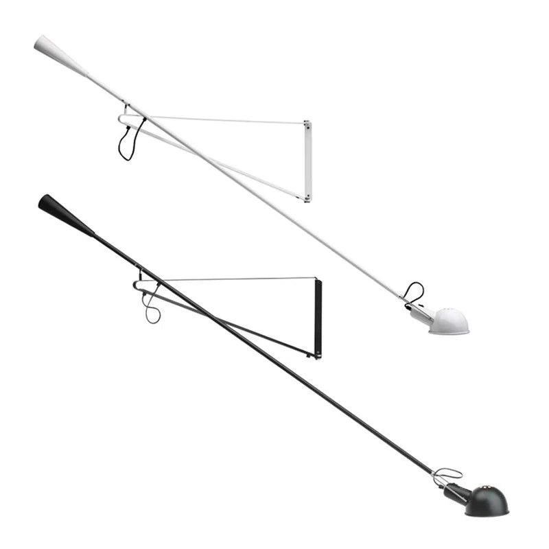 Axyaa Adjustable Long Arm Wall Lamp: Modern Nordic Design