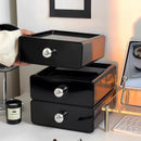 Axyaa Desktop Cosmetic Storage Organizer Cabinet with Multiple Layers