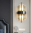Axyaa Crystal Glass LED Wall Lamp Sconce for Bedroom Living Study Room Home Decor