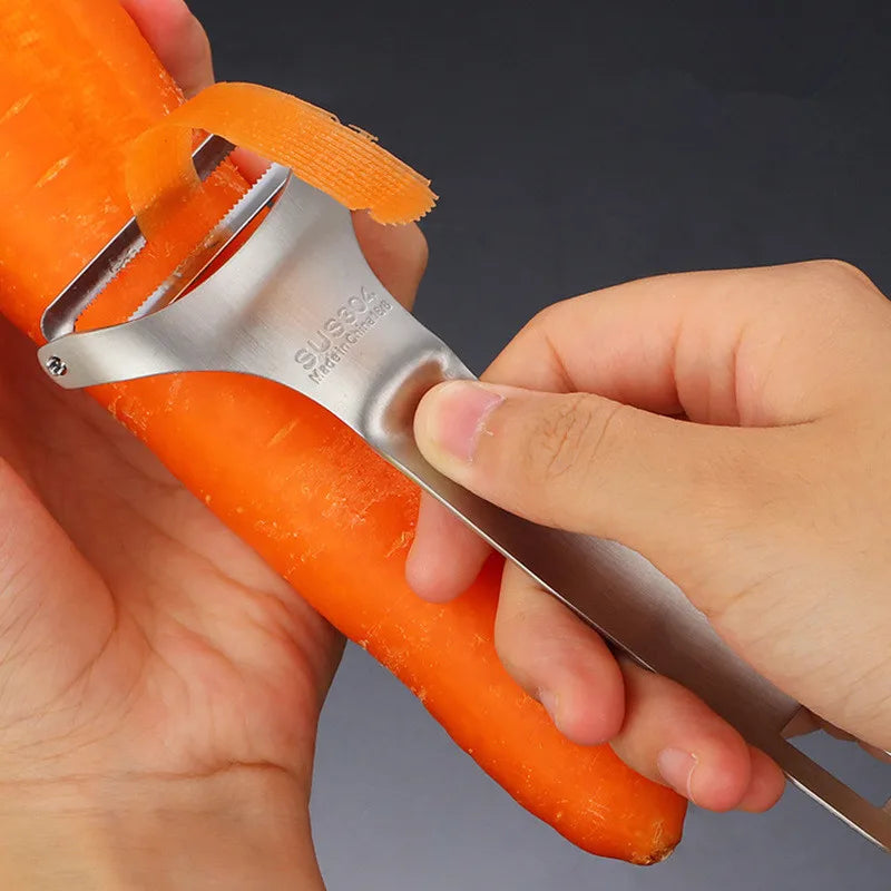 Axyaa Stainless Steel Peeler: Multi-functional Kitchen Gadget for Vegetables and Fruits