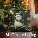 Axyaa Festive Holiday Pillow Cover for Sofa Bed Car Decor - Rectangular Cushion