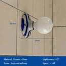 Axyaa Retro Ceramic Wall Lamp for Staircase & Entrance Hallway