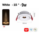 Axyaa Recessed LED COB Ceiling Downlight | Narrow Beam Angle Spotlight