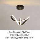 Axyaa Modern LED Ceiling Chandelier for Home Lighting