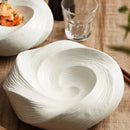 Axyaa Ceramic Insulation Plate - Restaurant Hotel Tableware Fruit Dessert Salad Plate