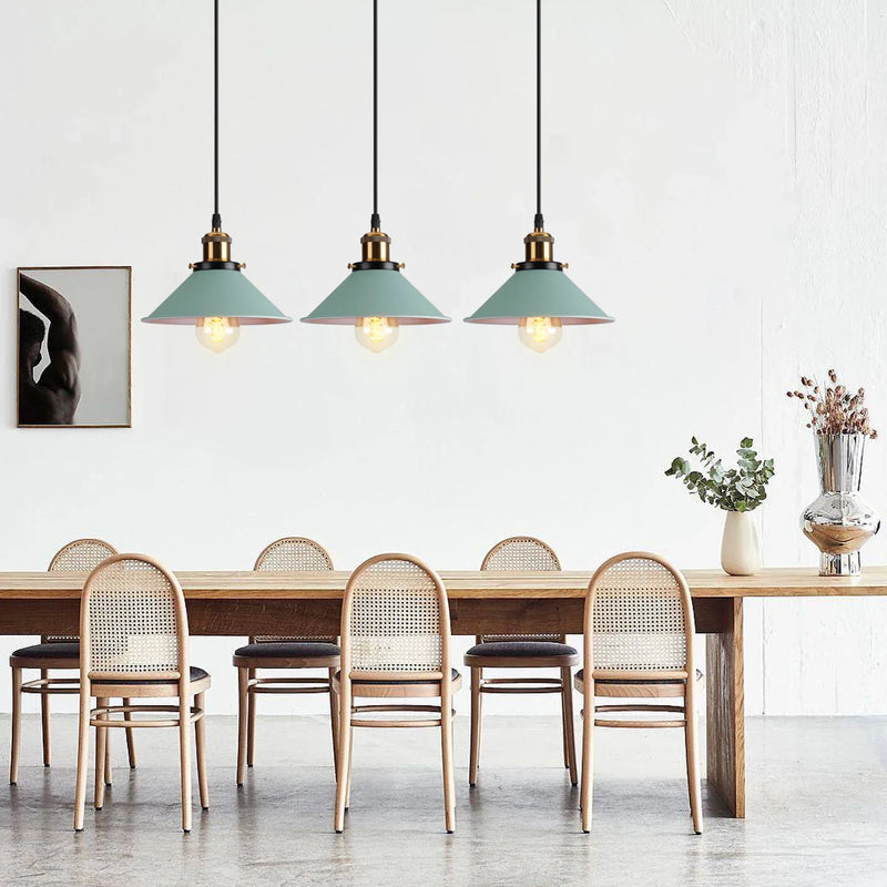 Axyaa Nordic Pendant Light - Retro Chandelier E27 Industrial Hanging Lamp
