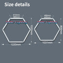 Axyaa Honeycomb Hexagon LED Garage Light for Auto Repair Workshop