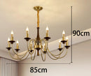 Axyaa Modern Living Room Chandeliers LED Ceiling Hanging Lights