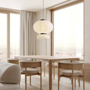 Axyaa Wabi Sabi Rice Paper Pendant Chandelier - LED Ceiling Hanging Light