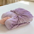 Axyaa Warm Flannel Fitted Bed Sheet, Coral Fleece Mattress Cover