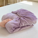 Axyaa Warm Flannel Fitted Bed Sheet, Coral Fleece Mattress Cover, Plush Comfort, Autumn/Winter Bedding