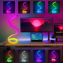 Axyaa Spiral RGB LED Acrylic Table Lamp