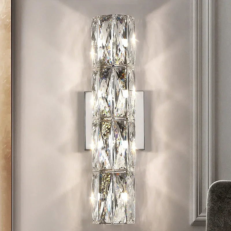 Axyaa Crystal Wall Lamp for Elegant Home Lighting