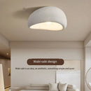 Axyaa Cream Ceiling Lights: Nordic Minimalist LED Chandelier for Bedroom & Living Room