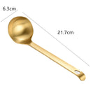 Axyaa Stainless Steel Ramen Soup Ladle Long Handle Cutlery Kitchen Utensil