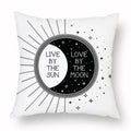 Axyaa Tarot Black Pillowcase 45x45cm for Home Decor and Living Room