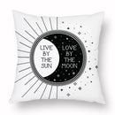 Axyaa Tarot Black Pillowcase 45x45cm for Home Decor and Living Room