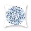 Geometric Mandala Flower Print Pillowcase for Home Decor by Axyaa