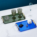Axyaa Plastic Storage Racks for Drain Cups, Upside-down Plates, Teacups, and Cake Plate Tray
