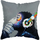 Axyaa Modern Monkey Painting Pillow Covers - Nordic Cushion Cover for Home Decoration